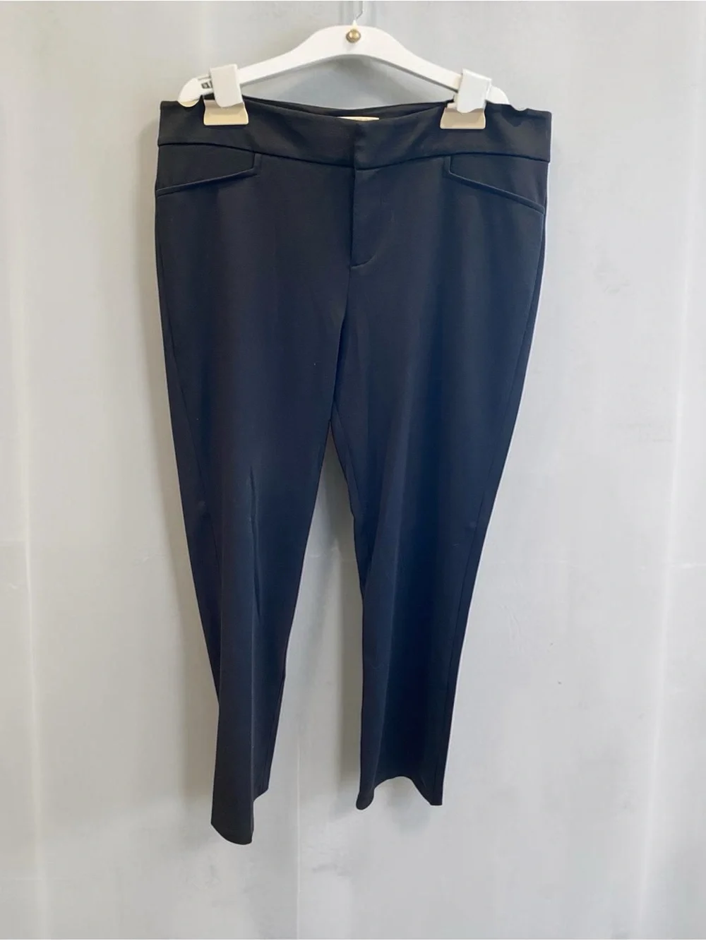 Michael Kors Black Tailored Stretch Dress Pants